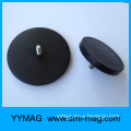 China supplier rubber cover cup magnet